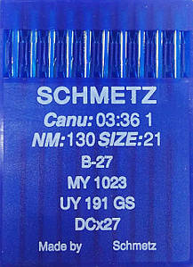 Голки Schmetz DC-27 №130 для промислових оверлоков
