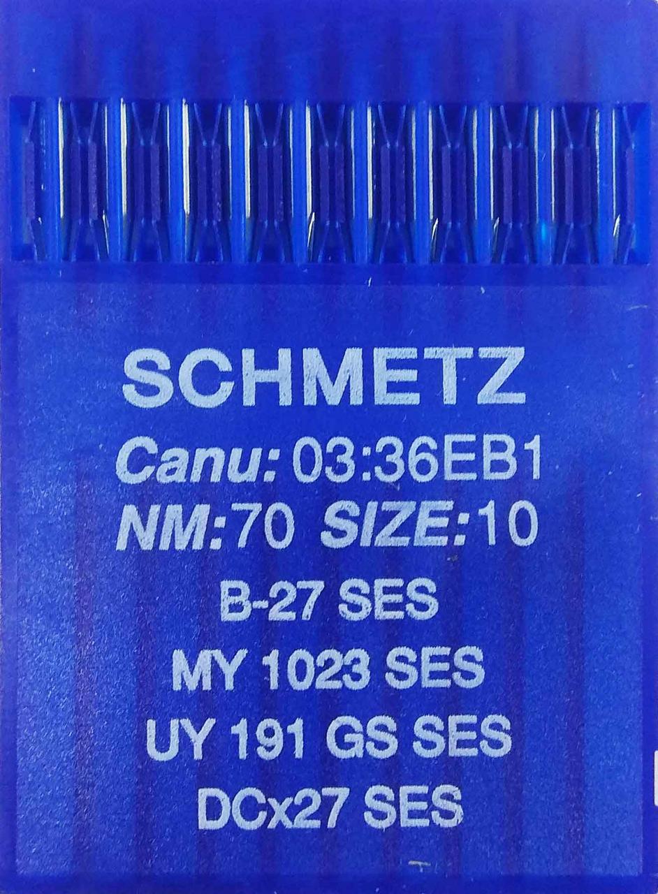 Голки Schmetz №70 DC-27 SES для промислових оверлоков