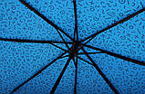 Синя механічна парасолька H.DUE.O серія DUCK арт.130 BL, фото 3