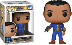 Фігурка Funko Pop Фанко Поп Фаллаут Житель Притулку Fallout 76 – Vault Dweller (Male) 10 см F VD 483