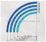 PIKO A-Gleis 55213 Рейковий матеріал - радіусні Рейки R3 ( радіус кривої 483,75 мм 30°, масштаб 1:87, фото 3