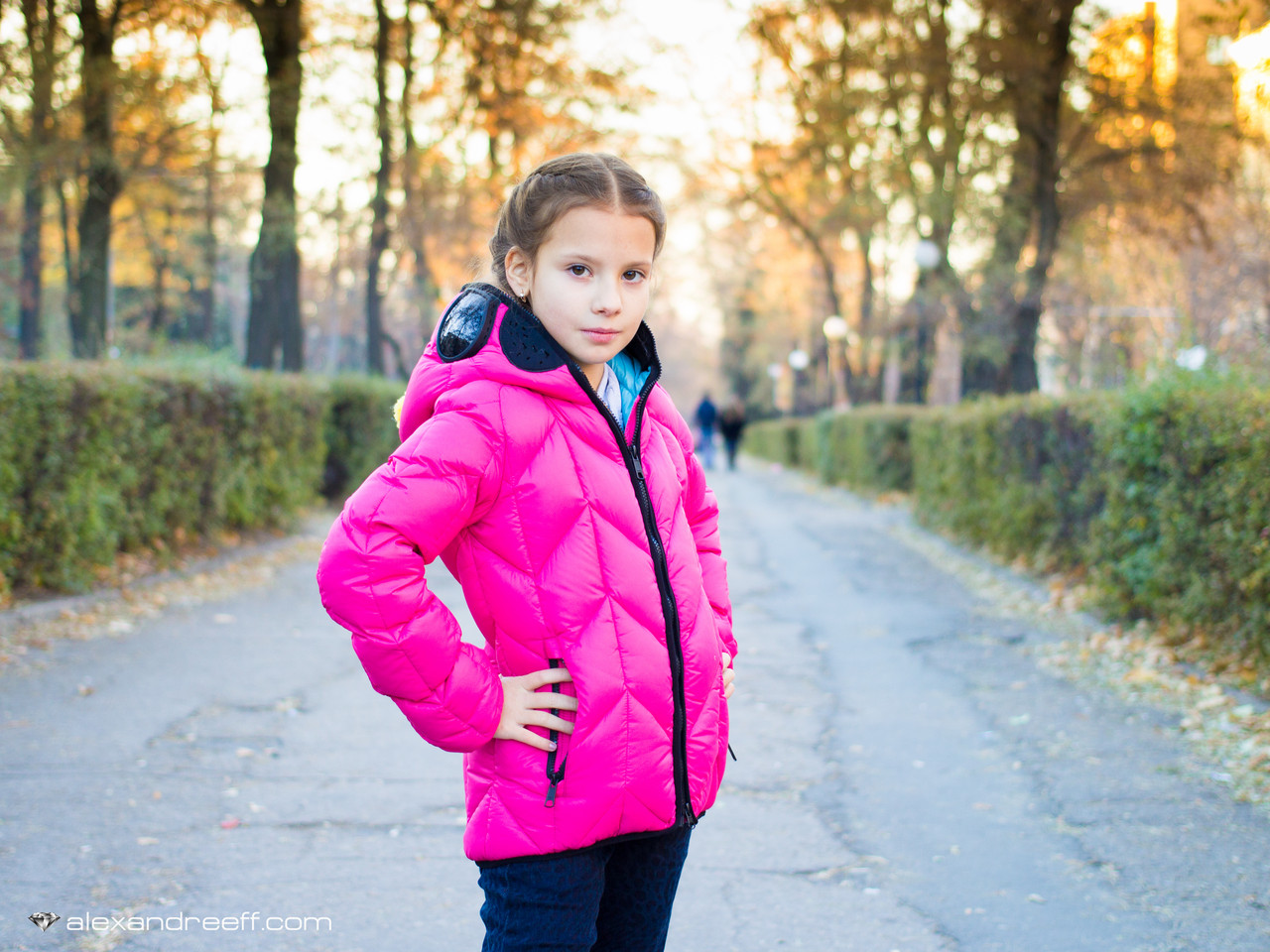 Стильна дитяча куртка для дівчинки AI RIDERS Італія GCG110 Рожевий 110 см  ⁇  Верхній одяг для дівчаток