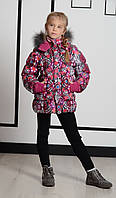 Яскрава дитяча куртка для дівчинки Pezzo D'oro Італія S06 K64005 Червоний  ⁇  Верхній одяг для дівчаток