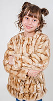 Стильная детская куртка для девочки SILVIAN HEACH Италия MDJI6187PL Бежевый ӏ Верхняя одежда для девочек