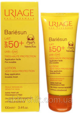 Сонцезахисне молочко для дітей Uriage Bariesun Lotion Very High Protection Kids SPF 50+, фото 1