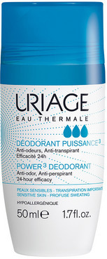 Кульковий дезодорант-антиперспірант потрійної сили Uriage Power 3 Deodorant