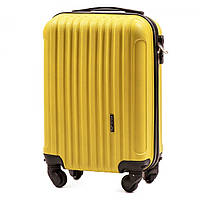 Валіза WINGS 2011 (DUBAI) АБС-пластик, міні XS (ручна поклажа) Жовтий