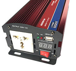 Перетворювач PowerOne Plus 12V-220V 1000W, фото 2