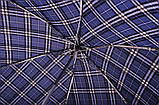 Механічна МІНІ  парасолька H. DUE.O синя  арт. 123 BL, фото 4