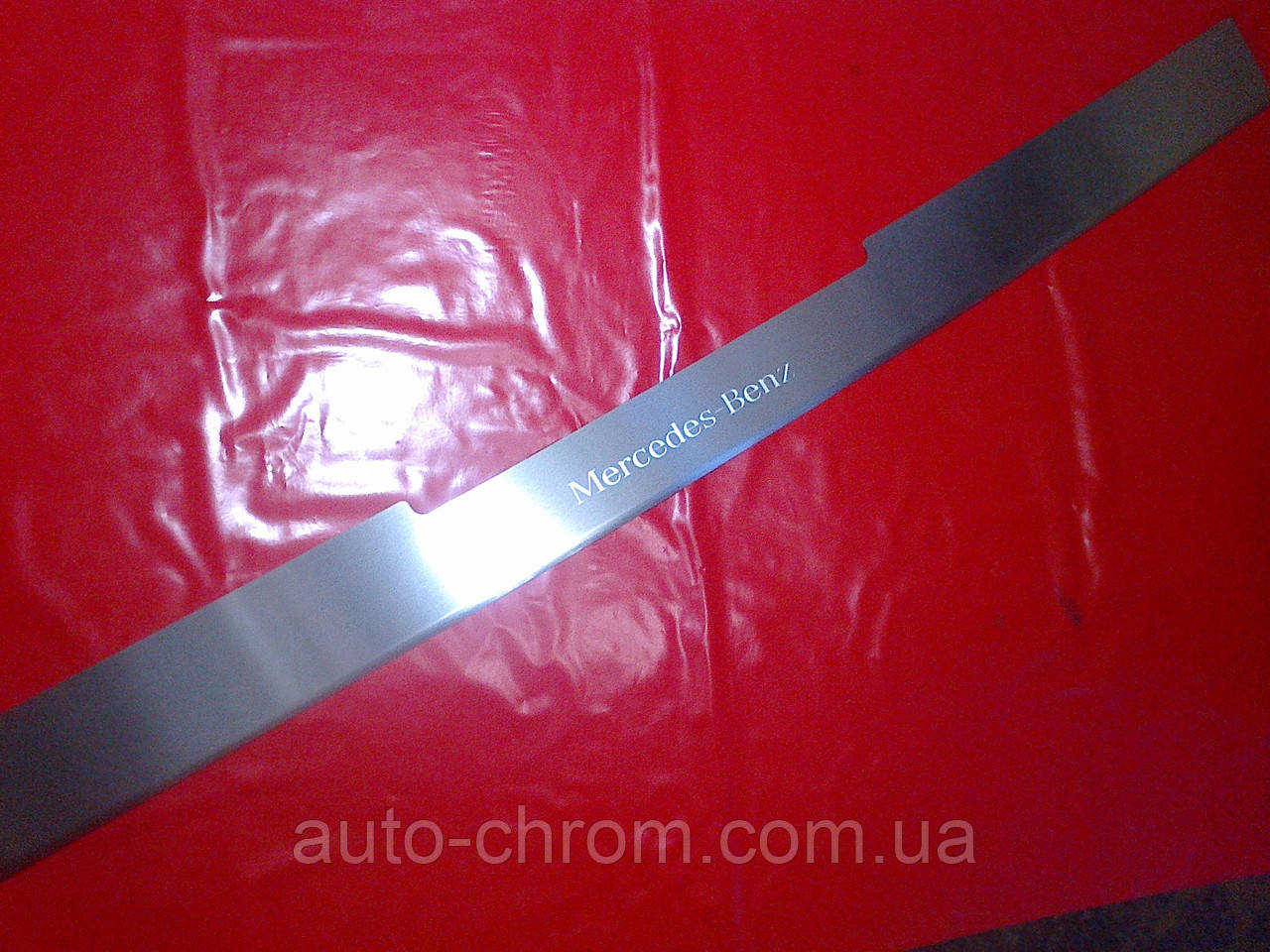 Накладка на задний бампер с загибом MERCEDES VITO w639, фото 1