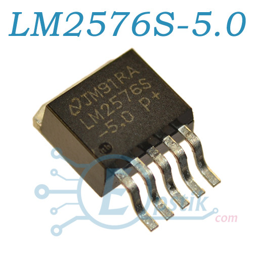LM2576S-5.0, стабілізатор напруги, 5В, 3А, TO263-5