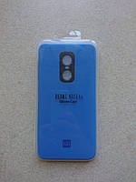 Чохол-накладка Silicone Case для Xiaomi Redmi Note 4X Blue