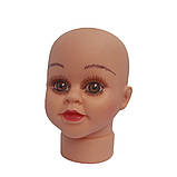 Манекен дитячої голови з макіяжем, фото 2