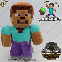 Плюшевая игрушка Стив из Minecraft Steve Toy 30 см