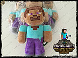 Плюшева іграшка Стів з Minecraft Steve Toy 30 см, фото 6