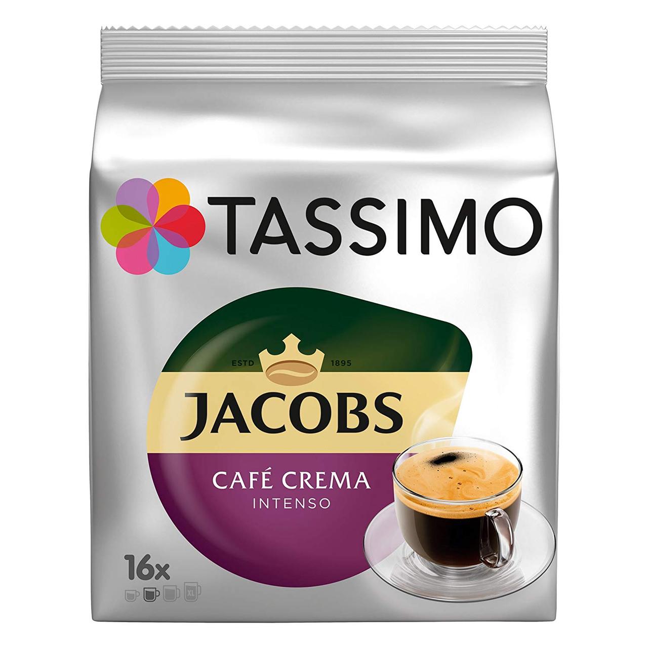 Кава в капсулах Tassimo Jacobs Caffe Crema Intenso (16 порцій)