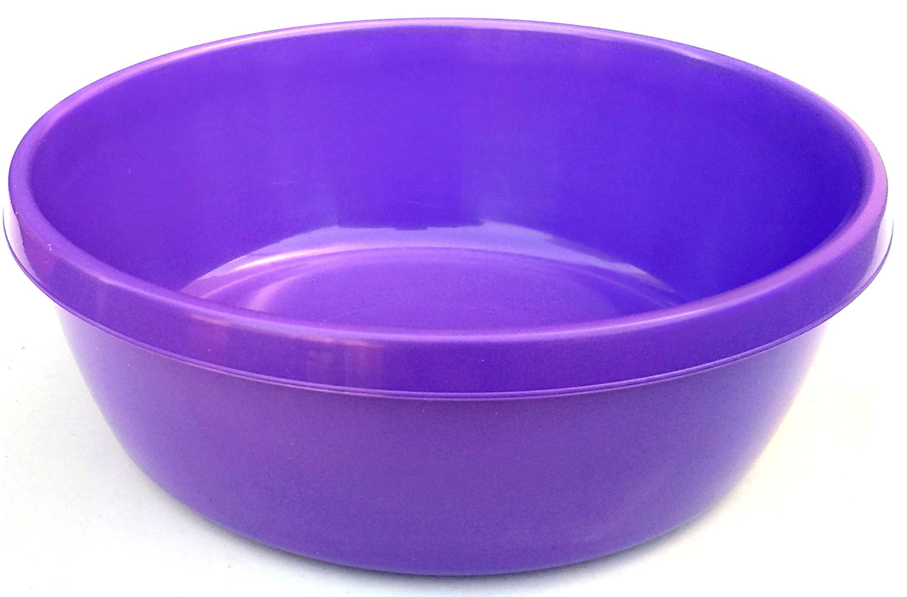 Миска пластикова 5 літра кругла Ø 29 см h=9 см (Юніпласт)