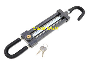 Механічний протиугінний пристрій блокіратор на кермо-педалі HT 8081