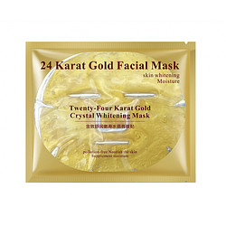 Гідрогелева маска для обличчя Bioaqua 24 carat gold з 24к золотом 60 г