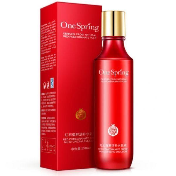 Емульсія для обличчя One Spring з екстрактом граната 150 мл
