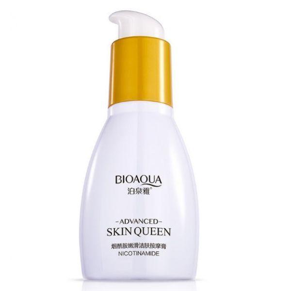 Очищаючий масажний крем для обличчя BIOAQUA SKIN QUEEN Nicotinamide Soft Clean Massage Cream 100 гр
