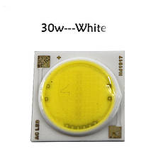 Кераміка LEd cob Smart IC 30w 220V 6000K Круглий Світлодіод 30 вт COB