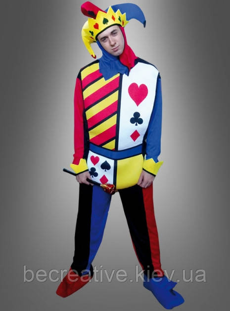 Костюм джокера, блазня (розмір L-XL 52/54)
