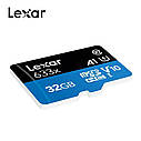 Професійна оригінальна карта пам'яті Lexar micro SD 32 Gb class 10 633x + SD reader, фото 4