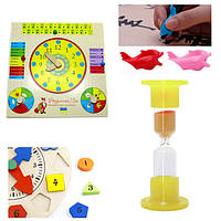 Годинники пісочні та навчальні