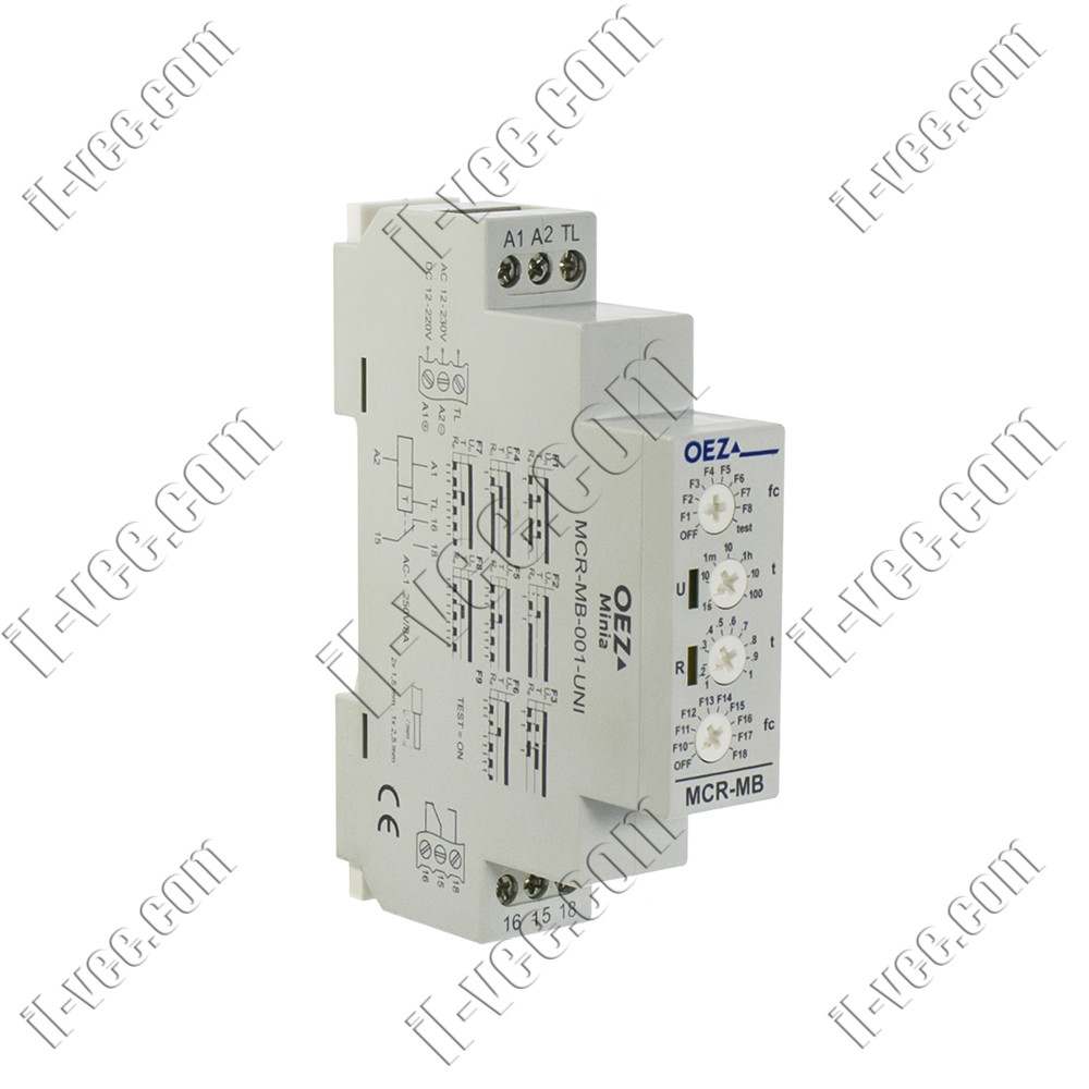 Реле часу багатофункціональний OEZ MCR-MB-001-UNI, 12-230V AC/DC