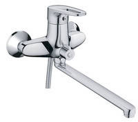 Змішувач для ванни довгий гусак з євро перемиканням Haiba Opus 006