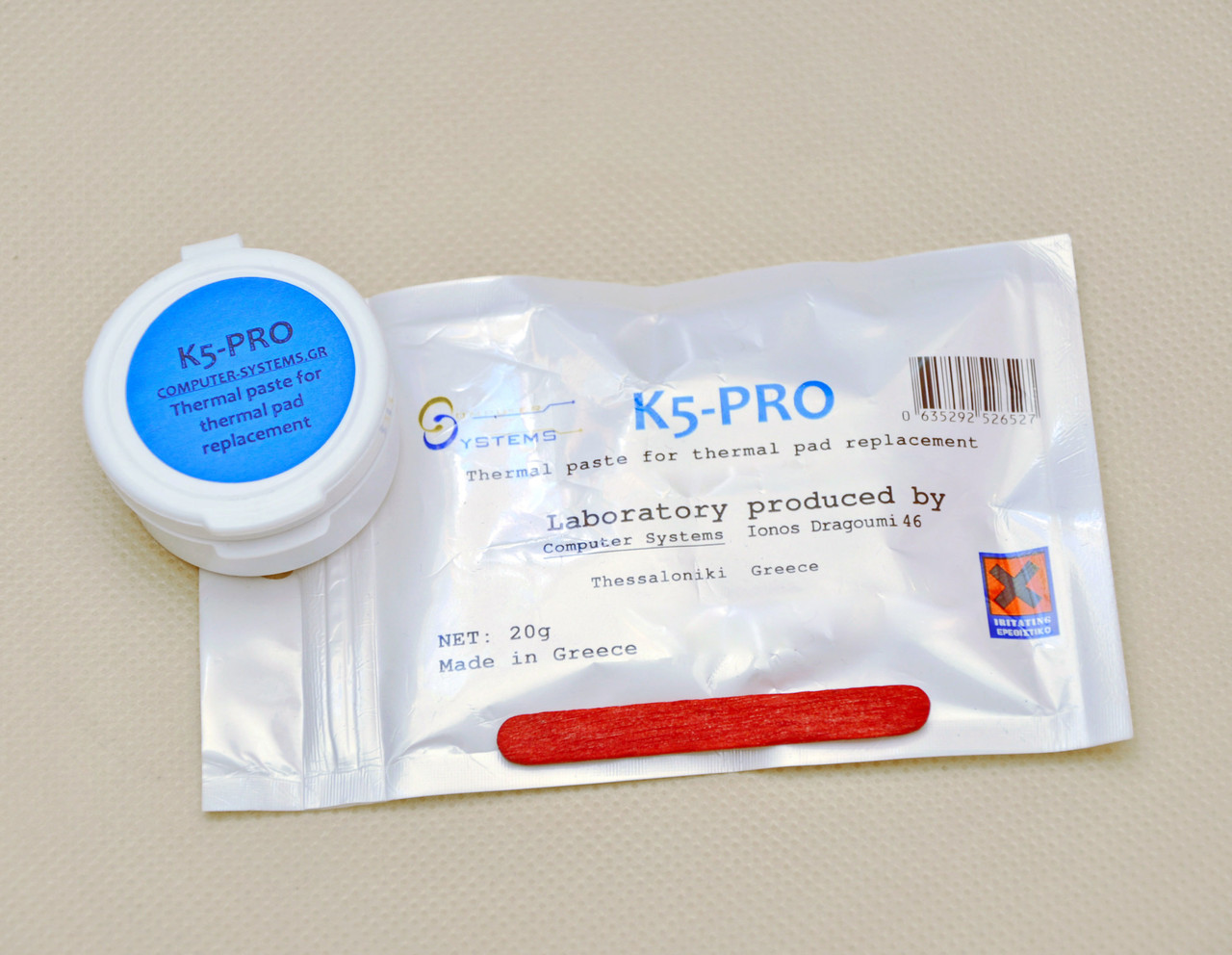 Термопрокладка рідка CSL K5-PRO 5.3 W/mk 20г термогель термопаста (TPr-K5-PRO-20)