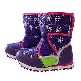 Зимові чоботи (дутики) для дівчинки. р.34