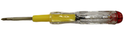 Отвертка індикатор-пробник (прозвонка) жовта крест+шлиц (перевертиш) (1200/ящ) (8018) (20шт/уп) R