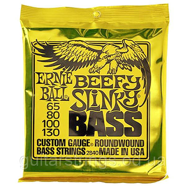 Струны Ernie Ball 2840 Beefy Slinky Bass 65-130