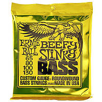 Струны Ernie Ball 2840 Beefy Slinky Bass 65-130