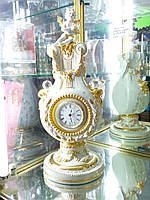 Італійський порцеляновий годинник з позолоченими елементами і кристалами Swarovski. Вітторіо Сабадін.