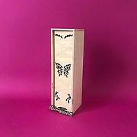 Коробка для вина с бабочкой КВ-00905