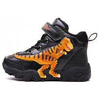Дитячі черевики, що світяться 3D, з динозаврами «Dinosoles» T-REX, для хлопчиків і дівчаток