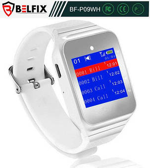 НОВИНКА Пейджер-Годинник для Лікарів і Медперсоналу BELFIX-P09WH, фото 2