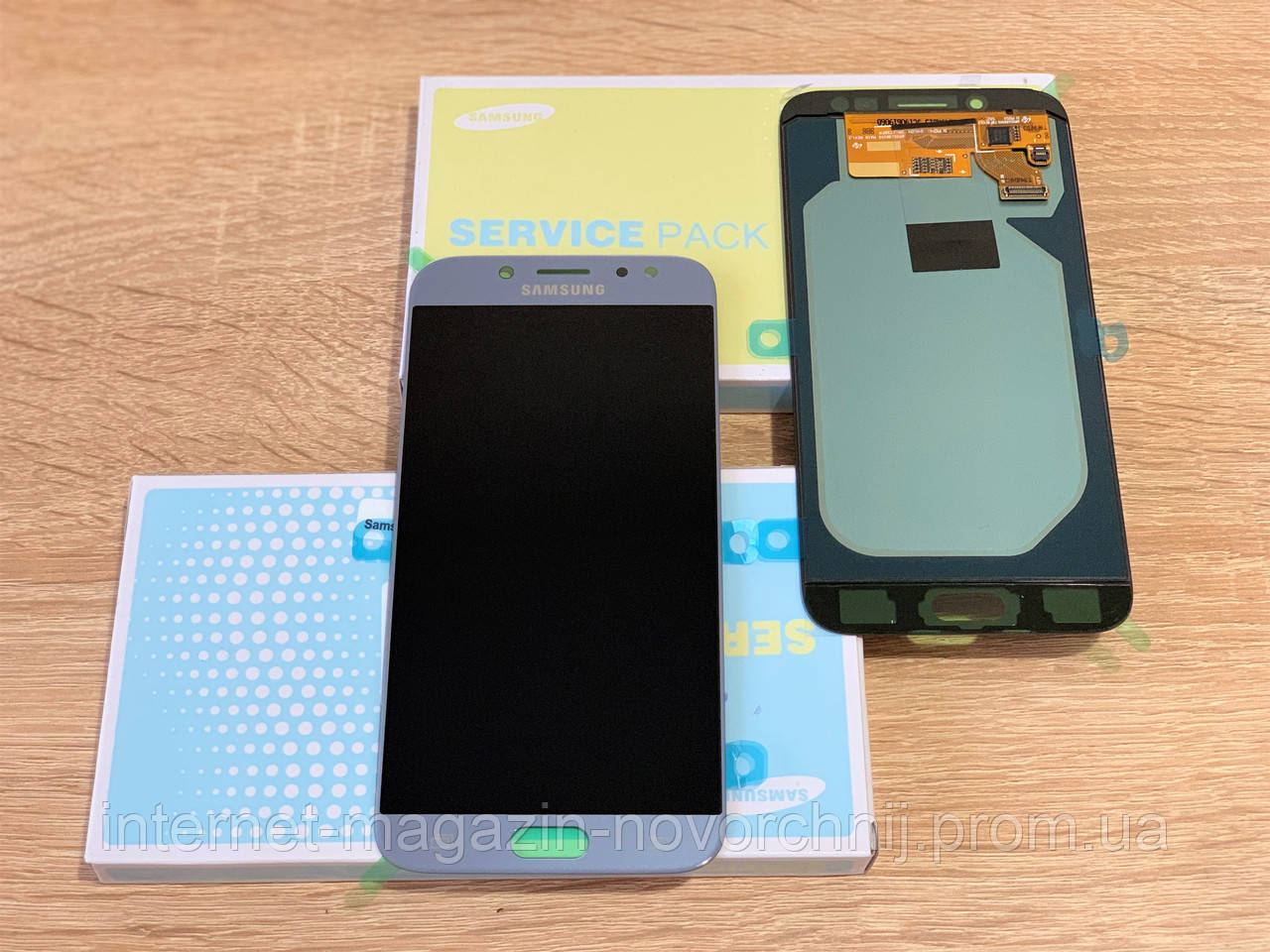 Дисплей Samsung J730 Galaxy J7(2017) Сірий(Silver),GH97-20736B, Super AMOLED!