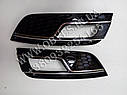 Решітки протитуманок Audi A4 B8 2012-2015 стиль RS4, фото 2