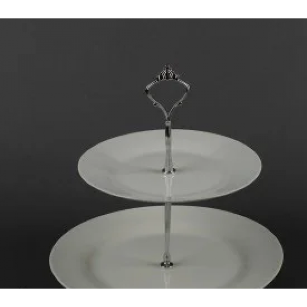 Фруктівниця Helios порцелянова 2 яруси (HR1582), фото 1