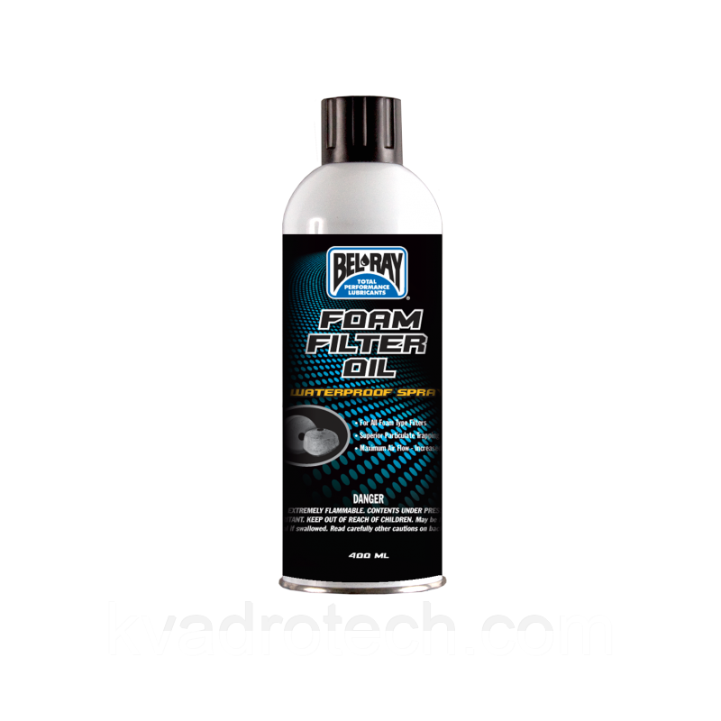 Просочення повітряного фільтра (спрей) Bel-Ray Foam Filter Oil Spray 0,4 л 99200-A400W, фото 1