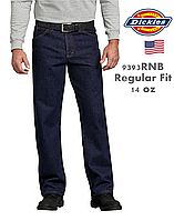 Джинсы мужские Dickies® 9393RNB / прямой покрой / прямая штанина / плотный джинс / из США / 100% хлопок