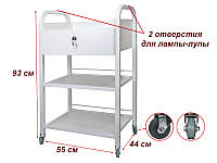 Тележка косметологическая модель 008 с ящиком