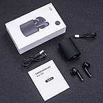 Бездротові навушники блютуз гарнітура Bluetooth 5.0 Wi-pods X10 навушники з мікрофоном чорні, фото 5