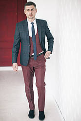Чоловічий костюм-трійка West-fashion модель А Т-7