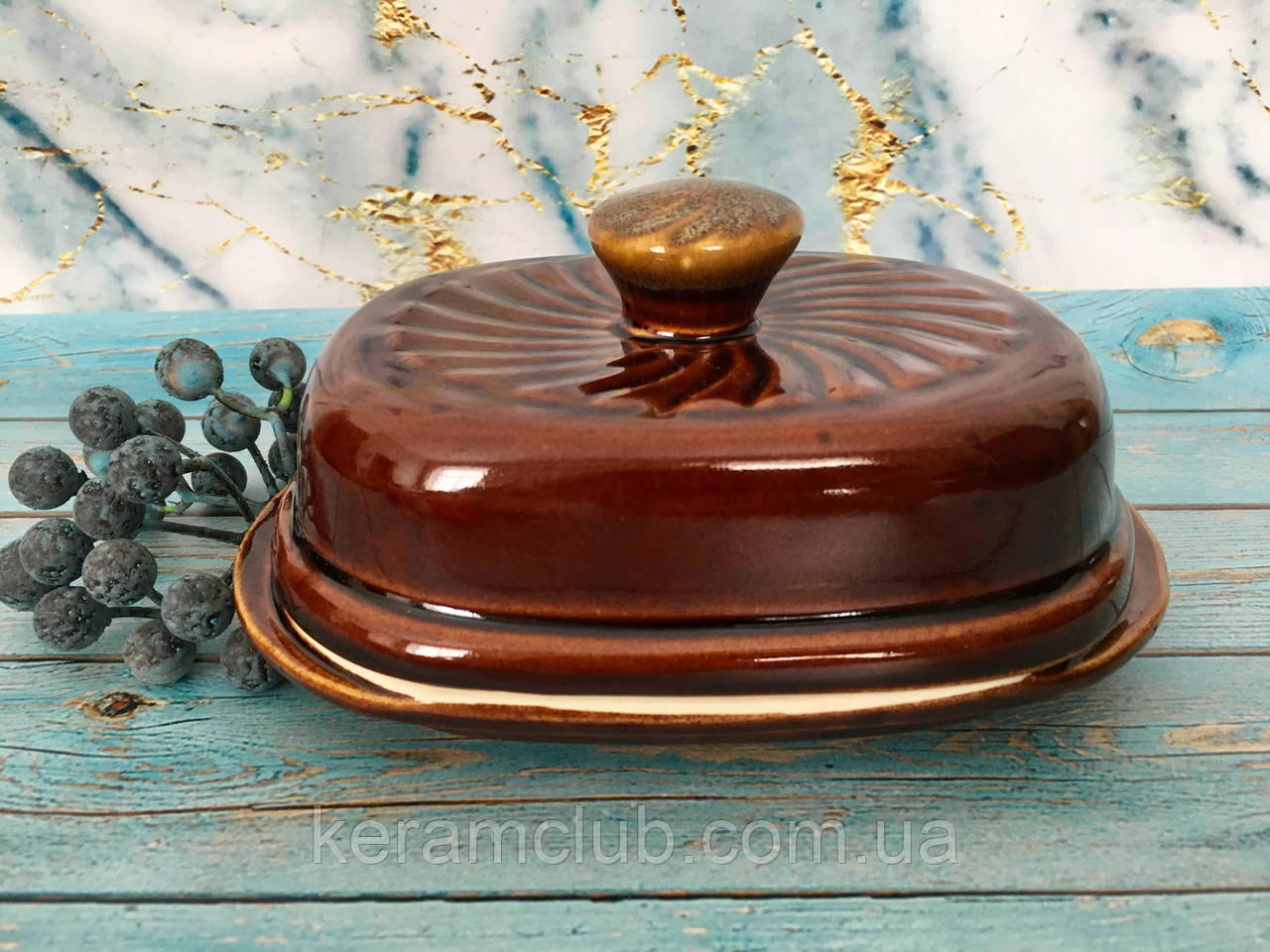 Маслянка керамічеса 250 мл