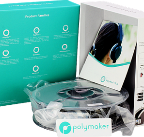 Пластик в котушці PLA PolyMax 1,75 мм, Polymaker, 1кг, фото 1
